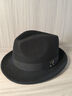 萬(wàn)宏達帽子男冬季高品質(zhì)純羔羊毛禮帽青中老年秋冬保暖禮帽男中老年高端 百搭黑色（主推90%客戶(hù)選擇款） 58-60cm 曬單實(shí)拍圖