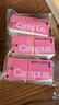 國譽(yù)（KOKUYO）Campus隨身便攜式 空白記英語(yǔ)單詞卡本 粉色 85張（68*30mm） 4本裝 TAN-101P 曬單實(shí)拍圖