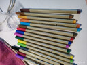 法卡勒（FINECOLOUR）手繪勾線(xiàn)筆 手繪漫畫(huà)設計用24色/48色水溶彩色描圖筆/針管筆套裝 16色 曬單實(shí)拍圖