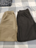 優(yōu)衣庫男裝女裝水洗寬松休閑束腳褲/長(cháng)褲/休閑褲25秋冬新款479965 479965/08深灰色 L 曬單實(shí)拍圖
