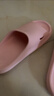 樸西小鯊魚(yú)軟底兒童涼拖鞋男童寶寶洗澡防滑家居室內拖鞋女童 桃沙粉 曬單實(shí)拍圖