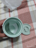 星巴克（Starbucks）杯子咖啡杯水波款仙霧綠雙層帶蓋陶瓷杯355ml水杯男女士送禮禮物 曬單實(shí)拍圖