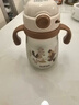 蘇泊爾（SUPOR）寶寶學(xué)飲杯兒童保溫杯彈蓋水杯吸管杯純鈦幼兒園1-3歲小童喝牛奶 曬單實(shí)拍圖