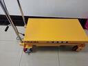 爵力 手動(dòng)液壓升降平臺車(chē)1噸升降機移動(dòng)小型手推平板升降車(chē)模具搬運車(chē) 350公斤1.5米-905*500mm 曬單實(shí)拍圖