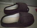 凡小如腳腫專(zhuān)用鞋可調節中老年人拖鞋男女腳受傷腫大變形老人鞋加寬加大 咖啡色 40-41 曬單實(shí)拍圖