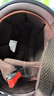 野馬（YEMA）頭盔3c認證新國標A類(lèi)633S 秋冬季男女通用電動(dòng)摩托車(chē)安全帽防凍保暖防霧3/4盔 陶瓷白奧秘花 曬單實(shí)拍圖