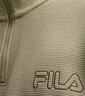 斐樂(lè )FILA半開(kāi)襟男女同款衛衣25秋季新款情侶華夫格寬松休閑翻領(lǐng)女上衣 淺鼠尾草綠-LG XL 180/100A/XL 曬單實(shí)拍圖