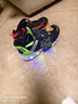 Skechers斯凱奇兒童閃穿鞋無(wú)需彎腰一腳蹬男大童運動(dòng)鞋閃燈鞋跑鞋403843L 曬單實(shí)拍圖