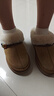思加圖楊冪同款2025冬季雪團團雪地靴毛里保暖短靴女EIY08DD5 大地棕 36 曬單實(shí)拍圖