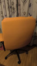 京東京造云朵椅高背款 皮椅電腦椅人體工學(xué)椅辦公老板椅子家用躺椅 橙色 曬單實(shí)拍圖