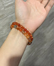 VAUBEL天然金太陽(yáng)手串女橘紅金沙手鏈日光石水晶飾品生日禮物送女友老婆 【轉運招財】7mm天然金太陽(yáng)手鏈(一物一證) 曬單實(shí)拍圖