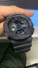 卡西歐（CASIO）手表男G-SHOCK大表盤(pán)多功能學(xué)生考試雙顯防水運動(dòng)電子日韓表禮物 黑武士GA-110-1B 曬單實(shí)拍圖