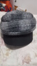 布塔羊毛混紡貝雷帽百搭復古羊毛呢保暖氣質(zhì)日系秋冬帽英倫畫(huà)家帽 格雷灰 曬單實(shí)拍圖