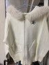 妙奕嘉小香風(fēng)白色毛衣開(kāi)衫外套女款2025新款冬連帽針織衫秋季高級感上衣 白色連帽軟糯慵懶風(fēng)雙拉鏈毛衣外套 均碼 【建議80-125斤】 曬單實(shí)拍圖