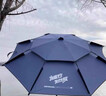 本諾釣魚(yú)傘萬(wàn)向大釣傘防風(fēng)防暴雨傘釣魚(yú)拐杖傘漁具加厚防曬戶(hù)外遮陽(yáng)傘 2.0#12棱鋼【三控機械臂】霧藍 12棱防轉機械臂調節 曬單實(shí)拍圖