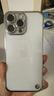 弘卓【發(fā)黃包賠】適用蘋(píng)果17promax手機殼iphone17Promax保護套透明電鍍無(wú)邊框超薄散熱簡(jiǎn)約 鈦銀色 曬單實(shí)拍圖