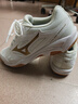 美津濃（MIZUNO）羽毛球鞋男女同款透氣減震防滑耐磨運動(dòng)鞋室內外專(zhuān)項訓練鞋排球鞋 白/金色【V1GA218152】 41 曬單實(shí)拍圖