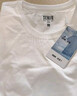 森馬（Semir）短袖t恤女短款合體顯瘦正肩內搭25夏涼感修身打底衫109325100001 曬單實(shí)拍圖