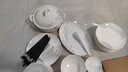 國玥景德鎮骨瓷碗盤(pán)餐具家用餐具整套簡(jiǎn)約陶瓷碗具套裝釉下彩碗筷喬遷 暮云流年56頭彩箱版 曬單實(shí)拍圖