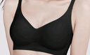 幸棉【斷碼特惠】貼貼杯內衣女收副乳內衣小胸聚攏無(wú)鋼圈無(wú)痕文胸舒適 墨黑色 M 適合70A 70B 曬單實(shí)拍圖