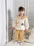 班喜迪女童套裝秋冬裝2025新款兒童外套褲子寶寶嬰兒夾棉衣服冬季小童裝 黃色 90 曬單實(shí)拍圖