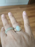 侗秘和田玉青白玉晴水指環(huán)老料和田玉素戒冰種玉石扳指女附證書(shū) 和田玉晴水 15mm 曬單實(shí)拍圖
