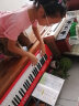 莫森（MOSEN）BD-668R电子琴 61键便携式儿童教学多功能入门琴 时尚款倾城红 实拍图