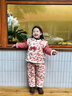 Shining Moment丨蝶語(yǔ)生花 嬰兒衣服冬裝女童分體套裝夾棉棉衣棉褲外出服拜年服 加厚套裝 【一件過(guò)冬】 110 曬單實(shí)拍圖