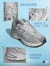 adidas JENNIE同款貝果鞋ASTIR厚底增高運動(dòng)老爹鞋阿迪達斯三葉草   白/灰   38 曬單實(shí)拍圖