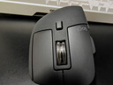 羅技（Logitech）大師系列 MX Master 3S 無(wú)線(xiàn)藍牙鼠標 人體工學(xué) 辦公 靜音鼠標 高端 石墨黑 帶無(wú)線(xiàn)接收器 曬單實(shí)拍圖
