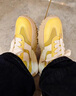 啄木鳥(niǎo)【】運動(dòng)鞋女2025新款夏季透氣網(wǎng)面輕便軟底德訓板鞋 黃色 37 曬單實(shí)拍圖