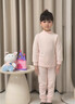 史努比兒童保暖內衣女童套裝秋冬款2025新款冬季睡衣家居服a類(lèi)衣服童裝 【夾棉內衣套裝】淺粉 抱心貝兒X_3 140 曬單實(shí)拍圖