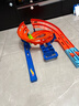 風(fēng)火輪（HOT WHEELS）生日禮物兒童賽車(chē)玩具禮盒男孩玩具-特技回環(huán)競速軌道套裝HTK17 曬單實(shí)拍圖