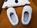 紅豆保暖棉拖鞋女士冬季2025新款居家室內厚底防滑加絨軟底靜音拖鞋男 粉色 38-39 (235mm) 適合37-38腳穿 曬單實(shí)拍圖