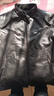 皮爾卡丹真皮男士皮衣春秋新款男士皮夾克加厚立領(lǐng)大碼休閑寬松機車(chē)外套男 黑色【款】 加絨 XL 125-135斤 曬單實(shí)拍圖