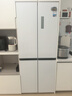 美的（Midea）457純平全嵌十字對開(kāi)四開(kāi)門(mén)底部散熱以舊換新一級能效風(fēng)冷無(wú)霜國家補貼家用電冰箱MR-457WUSPZE白 曬單實(shí)拍圖