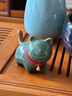 【采銷(xiāo)推薦】汝窯可養貓咪茶寵創(chuàng  )意可愛(ài)茶玩陶瓷茶臺裝飾茶具擺件 哥窯貓咪茶寵(梅子青) 曬單實(shí)拍圖