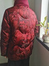 Dudant奢侈高檔品牌女婚宴衣服冬季新款中老年人奶奶冬裝加厚羽絨服外套 古典紅 2XL 175105-120斤 曬單實(shí)拍圖
