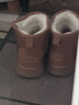他她（TATA）雪地靴冬季新款加絨棉靴厚底長(cháng)筒防水雪地毛毛靴CWX02DD5 棕色（毛里） 39 曬單實(shí)拍圖