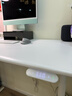 9am智能電動(dòng)升降桌Luna小白桌 站立式電腦桌學(xué)習桌 噴粉板白色 1.4m 曬單實(shí)拍圖