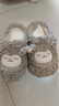 名創(chuàng  )優(yōu)品（MINISO）小綿羊咩咩棉拖鞋女冬季包跟家居室內厚底月子毛毛拖鞋深灰40-41 曬單實(shí)拍圖