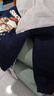 史努比童裝兒童衛衣男童加絨帽衫女童羊羔絨保暖衣服冬 上學(xué)史努比深藍 曬單實(shí)拍圖