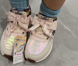 江博士學(xué)步鞋運動(dòng)鞋秋款女童舒適潮流百搭健康童鞋2B14A3024BW粉色28碼 曬單實(shí)拍圖