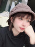蘇木佰中年媽媽帽子女冬季老人奶奶老太太春秋洋氣漁夫帽保暖盆帽冬天 卡其色 曬單實(shí)拍圖