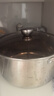 316特厚食品級不銹鋼湯鍋家用燉湯煮粥鍋煲火鍋蒸鍋燃氣爐電磁爐 送高級可內視防爆蓋 24cm 曬單實(shí)拍圖