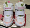 李寧童鞋兒童運動(dòng)鞋男女小童加絨保暖減震回彈高幫休閑鞋棉鞋YKNT150 【加絨】標準白/蜜桃橘-2 26 曬單實(shí)拍圖