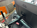AOC 顯示器支架臂 電腦增高架 桌面旋轉升降機械臂 可倒掛 電腦桌支架 機械彈簧顯示屏支架 AM700CB黑 曬單實(shí)拍圖