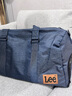 Lee旅行包女大容量短途旅游出差行李包男運動(dòng)健身游泳包 牛仔藍大號 曬單實(shí)拍圖