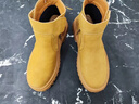 JEEP【順豐包郵】男鞋高幫秋冬款休閑馬丁靴男士英倫工裝鞋短靴大黃靴 土黃【官方旗艦版/送襪子】 42 【標準運動(dòng)鞋尺碼】 曬單實(shí)拍圖