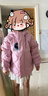Teenie Weenie Kids【三防】小熊童裝25年新款秋冬男女童寶寶連帽羽絨服 粉色 120 cm 曬單實(shí)拍圖